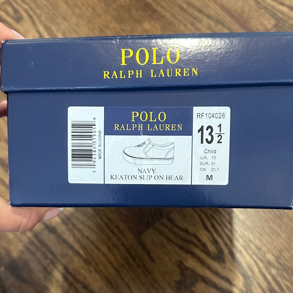 Polo by Ralph Lauren Navy Bear Slip-On kreaton - Picture 4 of 4